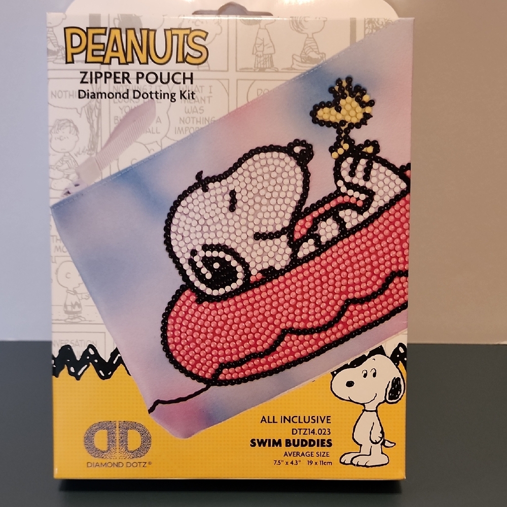 PEANUTS Zipper Pouch Diamond Dotting Kit